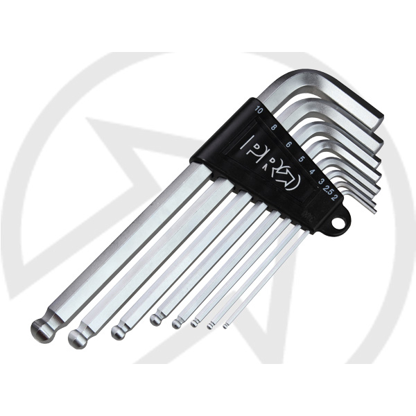 PRO TOOL - HEX KEY SET 2/2.5/3/4/5/6/8/10mm